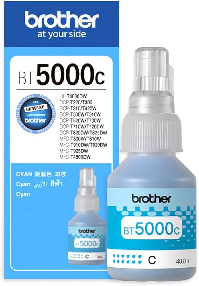 Brother BT-5000C Cyan Ink Bottle